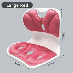 【WJ】Waist protection support cushion Breathable correction sitting posture lumbar support cushion Student and childrens buttocks support cushion