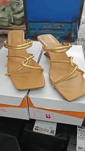 [Free Shipping] Retro Thin-Strap Open-Toe Sandals 2026 Summer WomenS Wedge Two-Way Wear Square-Toe Sandals With Unique Heel Roman Shoes