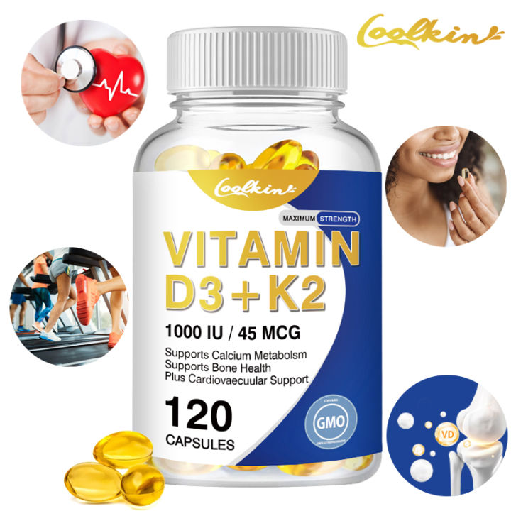 Vitamin D3 with vitamin K2(mk7) Softgel for Boosting Calcium Absorption
