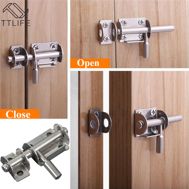 Stainless Steel Barrel Bolt Gate Latch Slide Bolt Door Lock Window