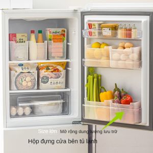 Hộp Nhựa Đựng Thực Phẩm Đồ Ăn Rau Củ Để Cánh Cửa Tủ Lạnh Đa Năng Tiện Lợi Cao Cấp - HÀNG CÓ SẴN