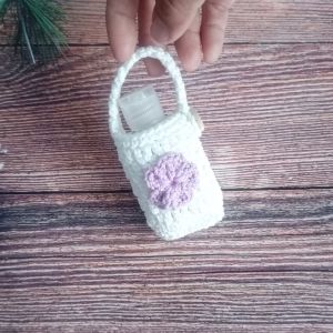 Pouch Handsanitizer Rajut 30 ml / Gantungan Hand Sanitizer Cantik Lucu / Handsanitizer Holder Murah