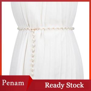 [PAM] Women Fashion Belts Luxury Designer Belt Waistband White Waist Chain All-match Pendant Belt For Women