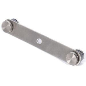 Mall Guardrail Accessories 304 SS Post Glass Panel Connection System