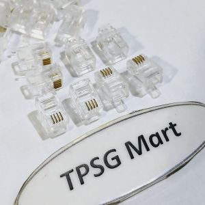 Đầu RJ9 4 Pin 4P4C (Chuẩn đầu Rj9 4 tim Rj9 4Pin Rj9 4 line Rj9 4 Pin 4P4C): Bịt 50 đầu / Bịt 100 đầu