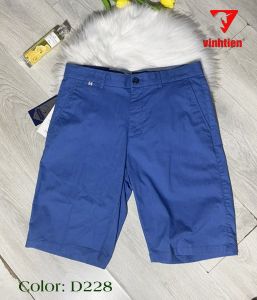 Quần Short Nam Chất Cotton Vĩnh Tiến S345 Dáng Trẻ