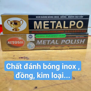 Kem đánh bóng lư đồng inox kim loại hàng Việt Nam ( Metapo 100 ml) và hàng Đức ( Metal Polish - 75ml)- Cửa Hàng Nam
