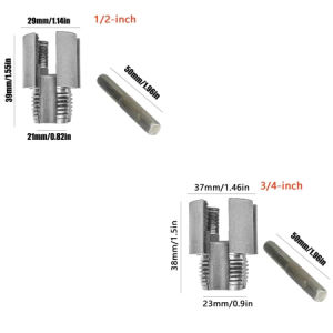 GripLynkey 🧩Pipe Threader Set 1/2" 3/4" 1" – Dual-Function Internal/External Threading Tool for Electric Drill PPR PVC Pipe
