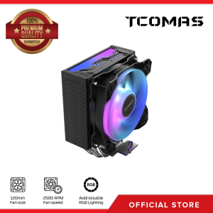 TCOMAS SJR400 4 HeatPipe Single Tower CPU Air Cooler