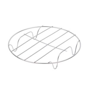 Stainless Steel Steamer Rack Drain Basket with Removable Handle Food Soup Pot Steamer Tray Rack Kitchen Supplies