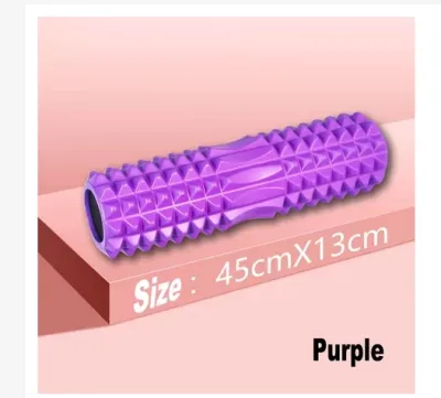 45CM Yoga Column Foam Roller Hard Massage Foam Roller EVA Wheel Fitness Medium Density Deep Massage High Density Balance