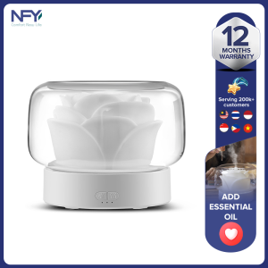 2023 New Flower with Humidifier Small Aromatherapy Machine Ultrasonic Essential Oil Home Automatic Fragrance Expander