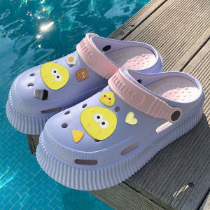 SQShop เทรนด์มาแรง รองเท้าหัวโตรัดส้น ราคาดีน้ำหนักเบาสบายมากแถมเสริมส้นมาให้อีกสีสันพาทเทลน่ารักสะดุดตาสะดุดใจสุดๆๆจิ้มตะกร้าเลย