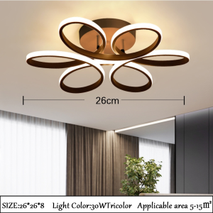 Ceiling Light Led 3 Color Ceiling Lamp Nordic Corridor Light Living Room Bedroom Light Home Decor