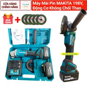 Máy mài pin MKT 199v pin dung lượng cao 15 cell không chổi than tốc độ cao cắt không bị đứng máy
