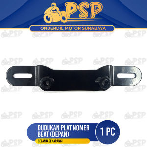 Dudukan Plat Nomer Depan Beat - Pangkon Bracket Breket Braket Pelat Nomor Nopol Bagian Depan Honda