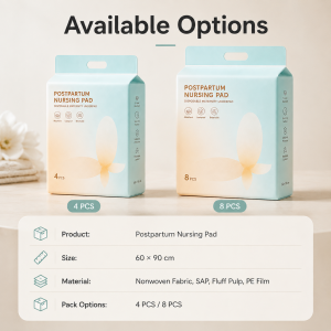 8/4pcs/pack Postpartum Maternity Pads 60x90cm Disposable Underpads for Maternity Care Leakproof Pads  60*90cm
