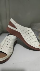 [Free Shipping] Plus-size womens sandals with wedge heels new summer style open-toe cutout womens shoes for outdoor wear in stock