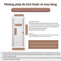 Màn cửa ngăn mùi khói nhà bếp dán tường CM7-11 rèm ngăn phòng điều hòa giảm tiếng ồn tháo lắp nhanh 2 màu lá xám/ nâu. 