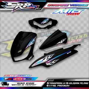 STRIPING VARIASI MOTOR YAMAHA MIO SPORTY / STICKER LIST VARIASI MIO SPORTY