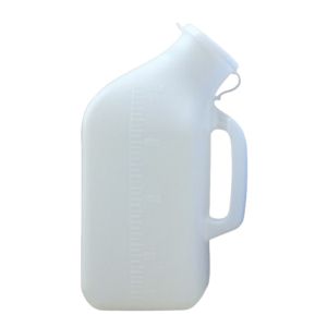 BETTERFORM 2000ml Capacity Mens Urinal Plastic Material With Lid Large Capacity Urinal Portable Toilet Storage Container Portable Urinal For Bedridden Elderly