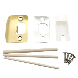 Portable Door Lock Latches Restorers Spacer Universal Residential Security Striker Door Strikes Plate Accessory