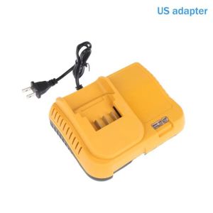 GTRBFDS Smart Charging Lithium Battery Charger LED Indicator Overload Protection Power Tool Battery Charger Portable PP Replacement Charger For Dewalt Battery