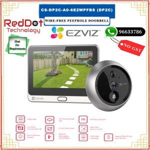 EZVIZ CS-DP2C-A0-6E2WPFBS DP2C Wire-free Peephole Doorbell