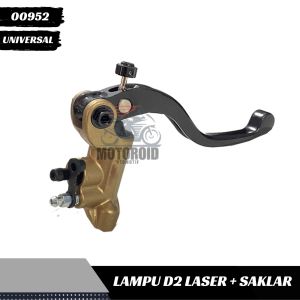 HANDLE MASTER REM KANAN RACE RADIAL NN RIGHT HAND GOLD MOTO 3 UNIVERSAL