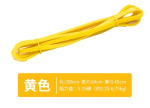 Gym Resistance Band Workout Strong Stretch Natural Latex Elastic Band Thicken to Prevent Breakage Sports Band Fitness Sports Yoga Band Tension Band