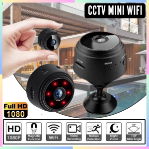 FAST DELIVERY Taffware Kamera CCTV Mini Wifi Sambung Hp Jarak Jauh Infrared Nightvision 1080P