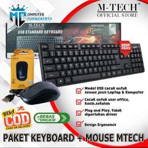 Keyboard Mouse Usb Komputer M-Tech Stk 01