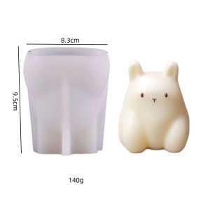 3d Cetakan Pudding Kelinci Anjing Cetakan Jiggly Cat