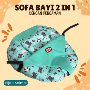 Sofa Bayi 2in1 sofa pengaman New Born Multifungsi / Free Bantal dan Tas Mika COD