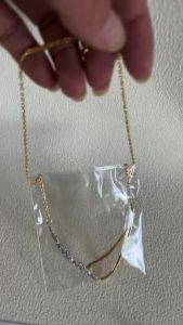 AB Trend Versatile Fashion Niche European and American Ghosts Design Collarbone Chain Necklace