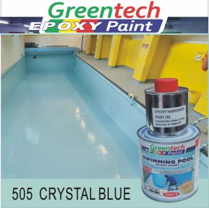 1L EPOXY Swimming Pool Epoxy Paint Pond Paint Cat Kolam Renang Ikan Coating Swimming Pool Paint EPOXY GREENTECH