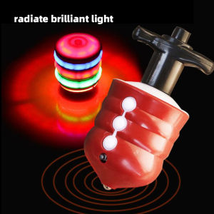 【Local Delivery】Spinner Gyro Toy Electric Gyroscope Colorful Flash LED Light Laser Music Gyro for Kids
