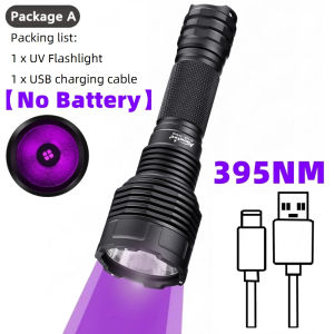 SV109ไฟกระพริบ15W UV 365Nm/395Nm ไฟแรงสูง Blacklight Usb หมึกจางแมวสุนัขปัสสาวะสุนัขแมวไฟฉายส่องไฟแมงป่อง