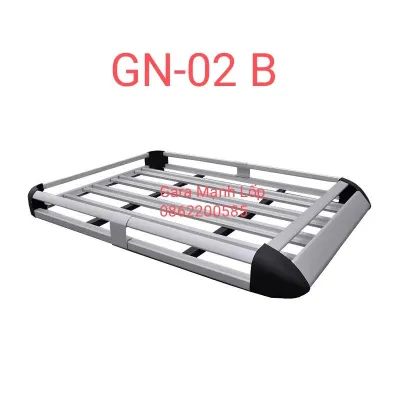 Giá nóc ô tô Outlander [ CHUẨN CHÍNH HÃNG ] Giá nóc xe hơi mẫu GN-02 chất liệu hợp kim nhôm nhẹ bền đẹp