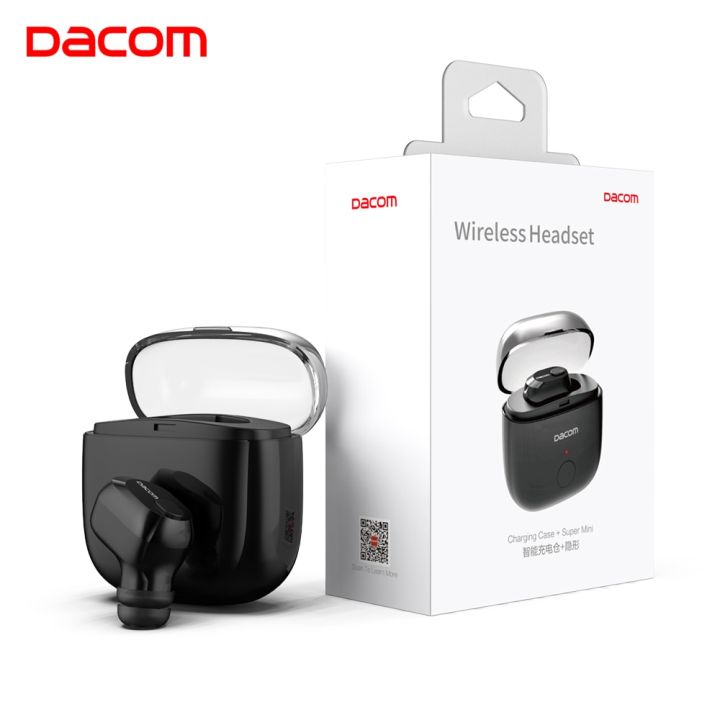 DACOM K6P Wireless Mini Headset Bluetooth Earphone Handsfree Black