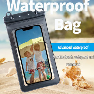 Universal Outdoor Waterproof Mobile Phone Bag Underwater Swimming Phone Bag Diving Protective Case Bag Touch screen for Xiaomi Huawei Samsung Oppo Vivo iphone