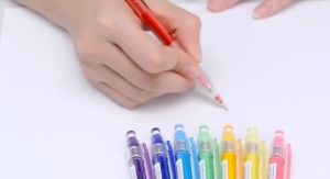Pilot 8 Color Eno Mechanical Pencil HCR- 197 Mini Eraser Kawaii  Automatic Pencils 0.7mm Cute School Office Supplies Stationery