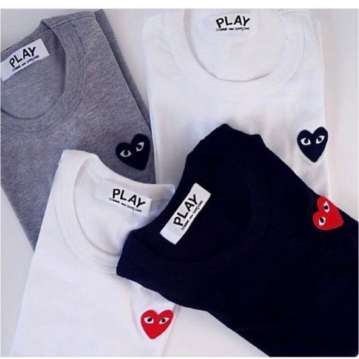 Indonesia Comme Des Garcons Boys KAOS PLAY CDG PLAY COMME DES