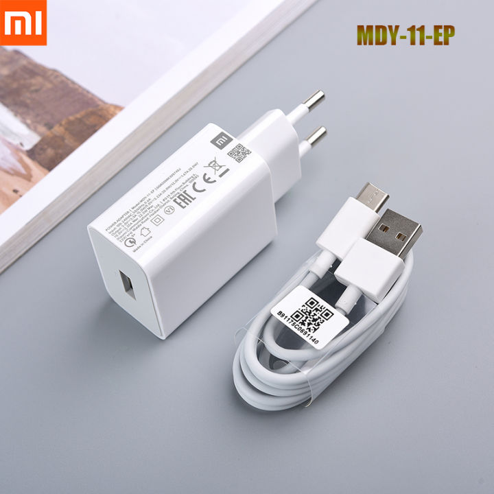 Original Xiaomi MDY-11-EP EU Fast Charger QC USB Adapter