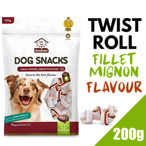 200g Howbone Twist Dog Dogs Dental Treat Snack All Stages Adult Puppy How Bone Pet Food Snacks