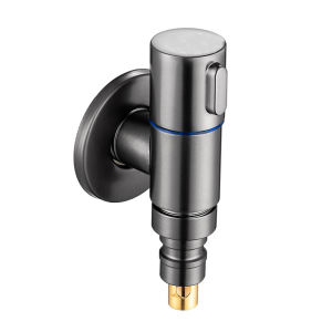 Abu Keran Air Mesin Cuci Otomatis Anti Jatuh 1/2" 304 Stainless Steel Jatuh Otomatis Menghentikan Air Anti Ledakan yang Diperkuat - Cocok untuk Segala Jenis Mesin Cuci