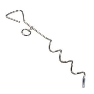 EGRT Chống gỉ Cọc cắm chó Công suất lớn Được gia cố Cọc neo đất cho chó Cọc cắm đất 360 ° Xoay Cọc buộc chó Sử dụng ngoài trời