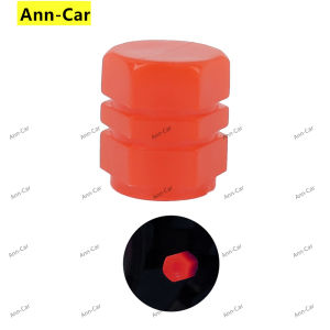 【 Ann-car 】 1 chiếc van màu đỏ huỳnh quang thông dụng/nắp van dạ quang/xe hơi & xe máy & xe van lốp xe đạp nắp van