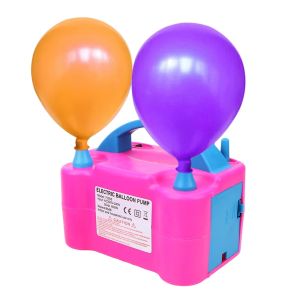 [SG Instock] Electric balloon pump Twin Nozzle Singapore Plug Balloon Inflator Not Helium Tank gas