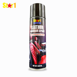 STAR 1 สเปรย์เคลือบเงาเบาะหนัง สตาร์วัน 500มล.(Star 1 Leather Vanish Spray 500ml.)